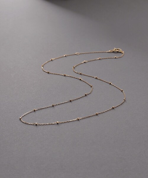 COCOSHNIK（ココシュニック）の「K10スキニーネックレス スタッドケーブル（ネックレス・レディース・その他1・40）」の2枚目の写真