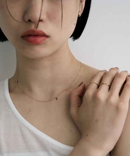 COCOSHNIK（ココシュニック）の「K10スキニーネックレス スタッドケーブル（ネックレス・レディース・その他1・40）」の10枚目の写真