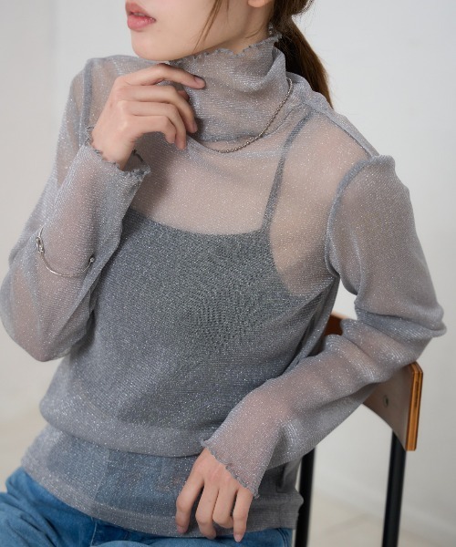 model：163cm / size：F