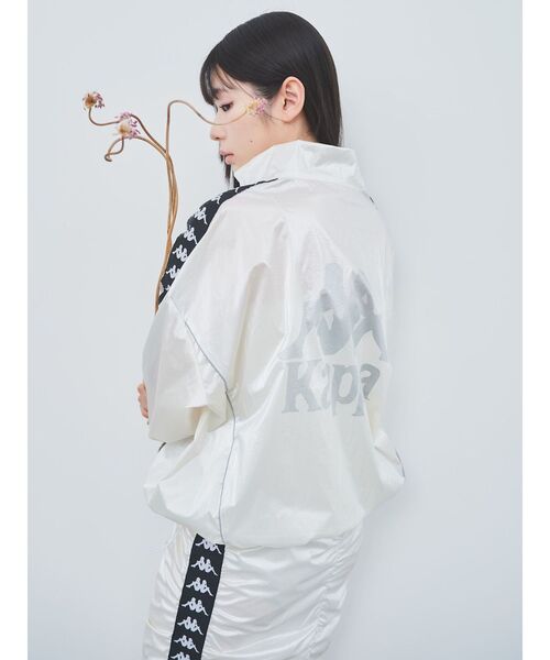 Kappa(カッパ)の「【Kappa】【SET UP対応】シャーリングナイロンスカート(スカート・レディース・ホワイト/グレー・FREE)」の12枚目の写真