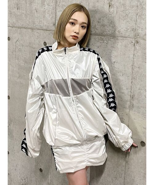 Kappa(カッパ)の「【Kappa】【SET UP対応】シャーリングナイロンスカート(スカート・レディース・ホワイト/グレー・FREE)」の14枚目の写真