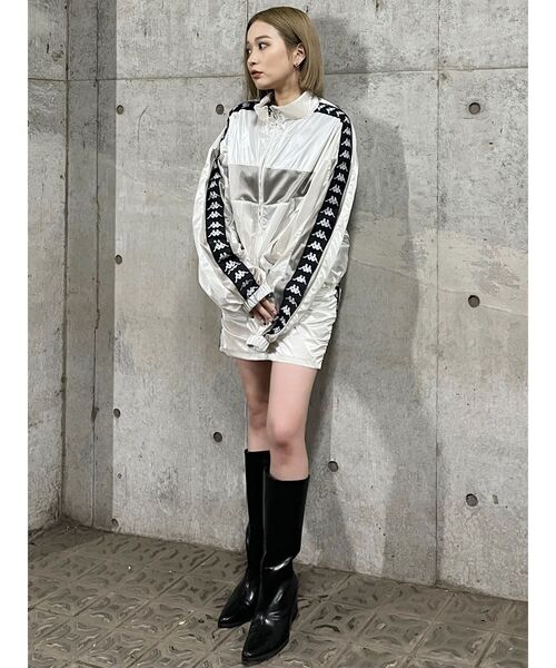 Kappa(カッパ)の「【Kappa】【SET UP対応】シャーリングナイロンスカート(スカート・レディース・ホワイト/グレー・FREE)」の17枚目の写真