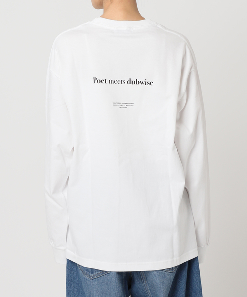 journal standard L'essage(ジャーナルスタンダードレサージュ)の「POETMEETSDUBWISE THINK OVER ロングスリーブTシャツ(Tシャツ/カットソー・レディース・ホワイト・FREE)」の12枚目の写真