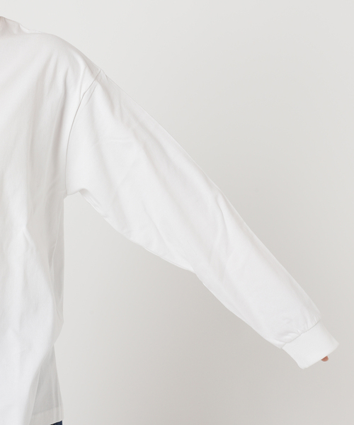 journal standard L'essage(ジャーナルスタンダードレサージュ)の「POETMEETSDUBWISE THINK OVER ロングスリーブTシャツ(Tシャツ/カットソー・レディース・ホワイト・FREE)」の18枚目の写真