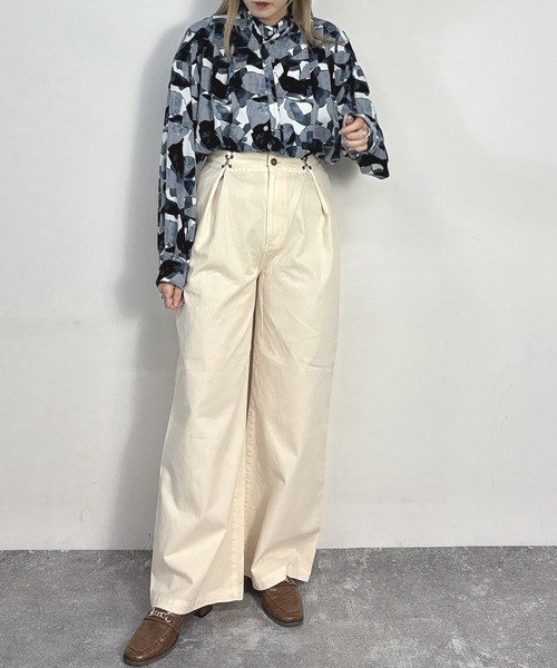 Dickies(ディッキーズ)の「【Dickies】フックベルトパンツ(その他パンツ・レディース・オフホワイト/ブラック/グリーン・MEDIUM)」の10枚目の写真