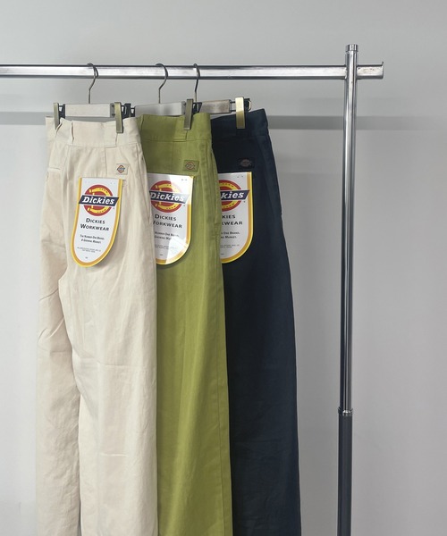 Dickies(ディッキーズ)の「【Dickies】フックベルトパンツ(その他パンツ・レディース・オフホワイト/ブラック/グリーン・MEDIUM)」の11枚目の写真