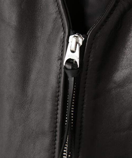 schott(ショット)の「Schott/ショット/193V LEATHER VEST/レザーベスト(ベスト・メンズ・ブラック・S/M/L/XL)」の7枚目の写真