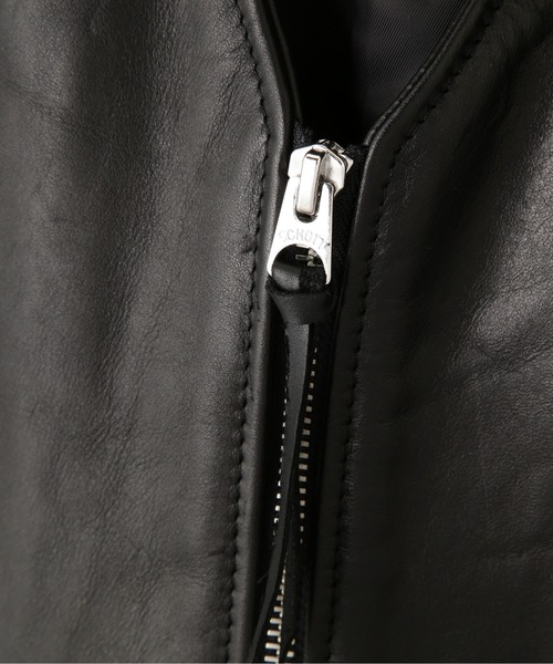 schott（ショット）の「Schott/ショット/193V LEATHER VEST/レザーベスト（ベスト・メンズ・ブラック・S/M/L/XL）」の6枚目の写真