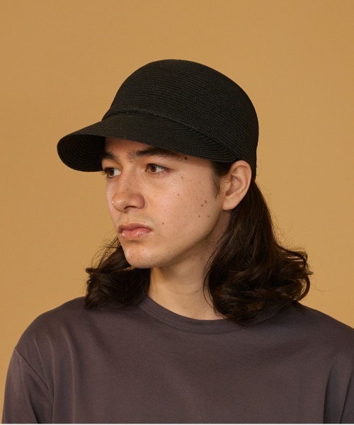 arth（アース）の「arth  Linen Braid Cap / アース（キャップ・レディース・ブラック/ライトグレー/パープル・FREE）」の2枚目の写真