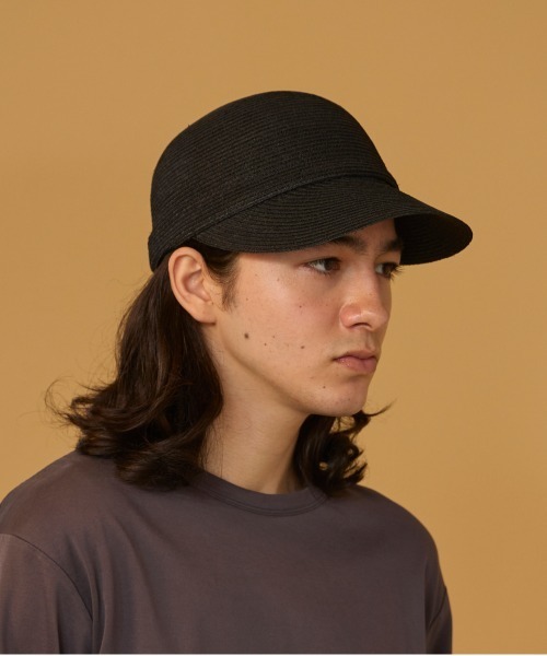 arth（アース）の「arth  Linen Braid Cap / アース（キャップ・レディース・ブラック/ライトグレー/パープル・FREE）」の5枚目の写真