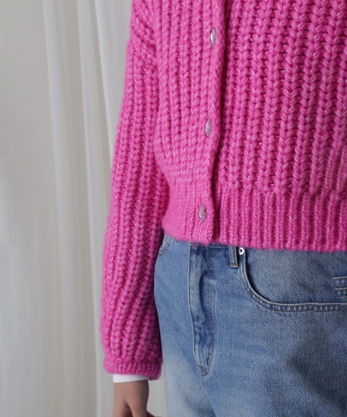 セール】LOW GAUGE KNIT CARDIGAN（カーディガン/ボレロ）｜ROSE BUD
