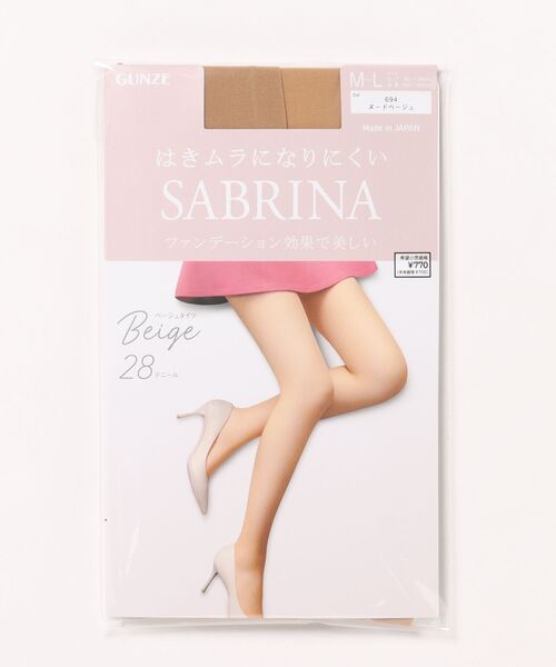 セール】SABRINA/サブリナ 伝線しにくい ストッキング Beige 28