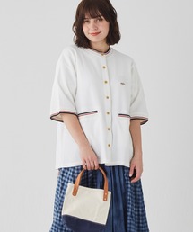 冷感リンクスカノコ5分袖カーデ