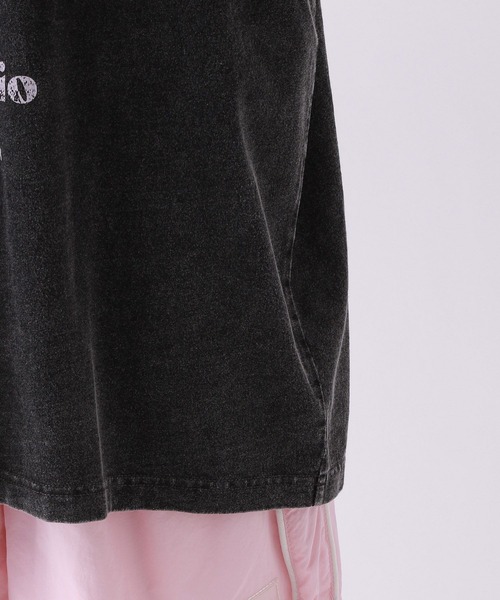 repipi armario（レピピ アルマリオ）の「AcidWashルーズＴシャツ（Tシャツ/カットソー・キッズ・ブラック系1/ホワイト系1/ホワイト系2/ブラック系2・SMALL/MEDIUM/LARGE）」の6枚目の写真