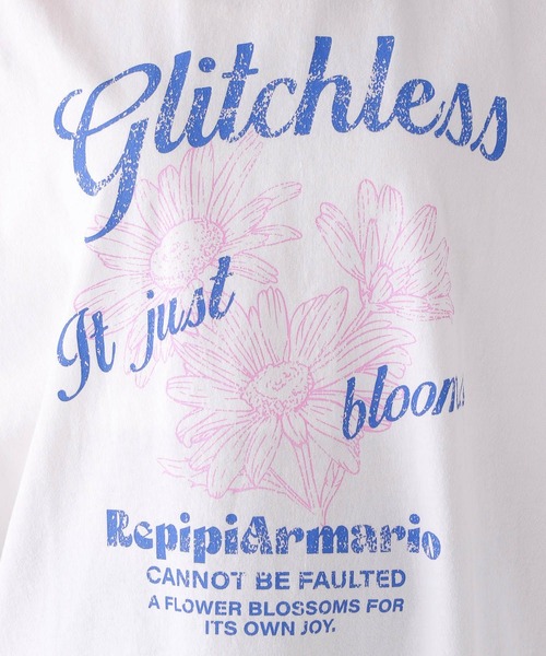 repipi armario（レピピ アルマリオ）の「AcidWashルーズＴシャツ（Tシャツ/カットソー・キッズ・ブラック系1/ホワイト系1/ホワイト系2/ブラック系2・SMALL/MEDIUM/LARGE）」の8枚目の写真