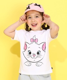 BABYDOLL | 【綿100％】 親子お揃い ディズニー キャラクターフェイス Tシャツ 0320K(Tシャツ/カットソー)