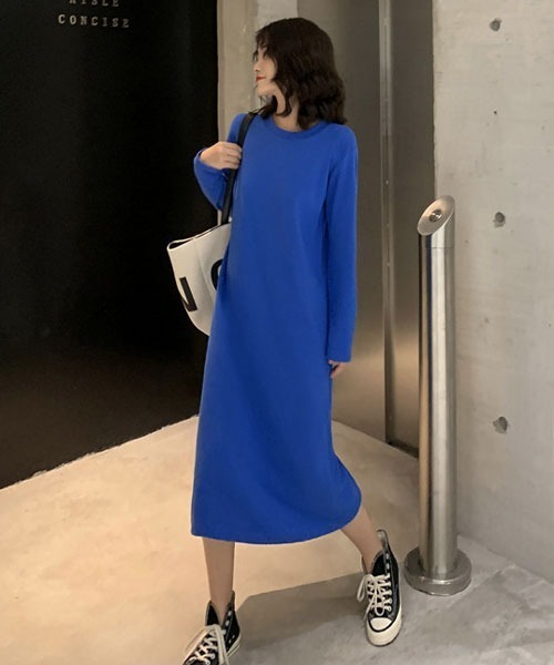 urge:(アージコロン )の「【URGE:】クルーネック 推し活 6色展開 長袖 カットソー ワンピース(Tシャツ/カットソー・レディース・グリーン/ブルー/オレンジ/イエロー/ブラック/ホワイト・LARGE/X-LARGE/SMALL/MEDIUM)」の15枚目の写真