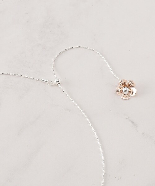 SHOO・LA・RUE（シューラルー）の「【2WAY】フラワーモチーフネックレス（ネックレス・レディース・シルバー/シルバー系その他/ピンクゴールド・00）」の9枚目の写真