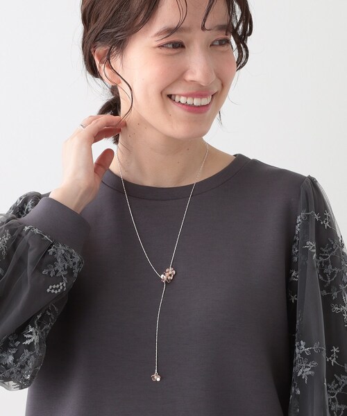 SHOO・LA・RUE（シューラルー）の「【2WAY】フラワーモチーフネックレス（ネックレス・レディース・シルバー/シルバー系その他/ピンクゴールド・00）」の11枚目の写真
