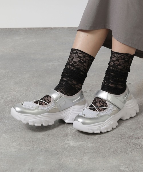 GM15コマ ロングレースソックス / 288724（ソックス/靴下）｜LAKOLE（ラコレ）の