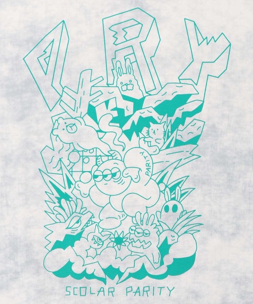 セール】351107：パリティの新モンスターズ ムラ染め裏毛