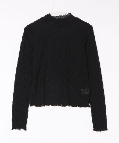 apres jour（アプレジュール）の「ウェーブシアータートルインナー（Tシャツ/カットソー・レディース・アイボリー/ブラック/ピンク・フリー/X-LARGE）」の18枚目の写真