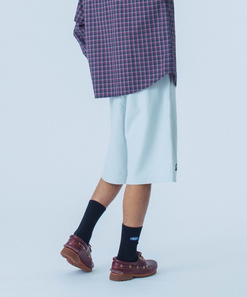 Champion（チャンピオン）の「XLARGE×Champion REVERSE WEAVE PULLOVER SWEAT SHORT PANTS（スウェットパンツ・メンズ・ブラック/グレー/ネイビー/ピンク・XL/L/M/S）」の18枚目の写真