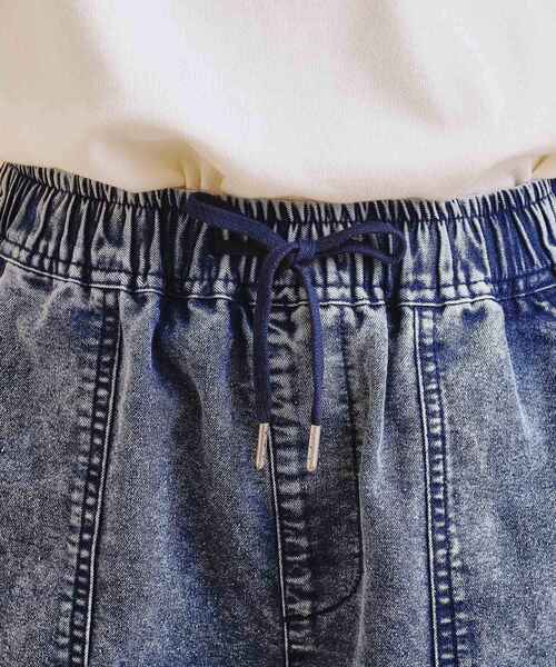 PINK-latte（ピンクラテ）の「デニムカーゴパンツ（その他パンツ・キッズ・ブラック系3/ブルー系その他5・13/14/15 /16）」の6枚目の写真