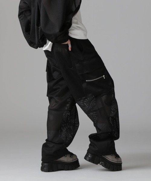 DankeSchon ダンケシェーン　メッシュ　カーゴ　パンツ　¥24200 DANKE SCHON（ダンケシェーン）の「DankeSchon/ダンケシェーン/MESH