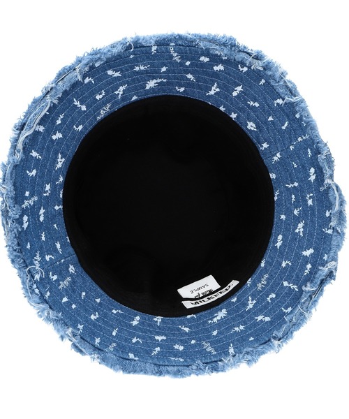 MILKFED.(ミルクフェド)の「FLORAL PATTERN DENIM FRINGE BUCKET HAT(ハット・レディース・ベージュ/ブルー/ブラック・ONE SIZE)」の20枚目の写真