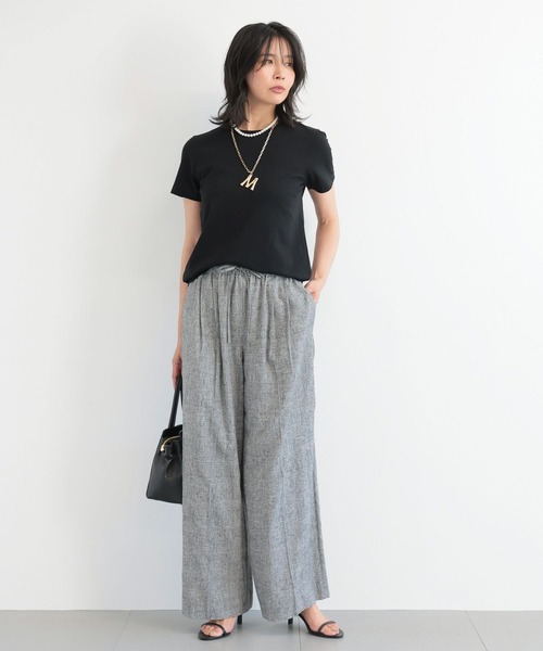 BARNYARDSTORM（バンヤードストーム）の「BARNYARDSTORM / COMFITリネンイージーパンツ＜セットアップ対応＞【WEB限定サイズ】 【『BABALOG』チャンネルご紹介アイテム】（その他パンツ・レディース・チャコールグレー/ベージュ・S/M/L）」の17枚目の写真