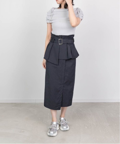 RANDA（ランダ）の「ビジューダブルベルトオープンスニーカー（スニーカー・レディース・ホワイト/シルバー/ベージュ・LL/L/M/S）」の13枚目の写真