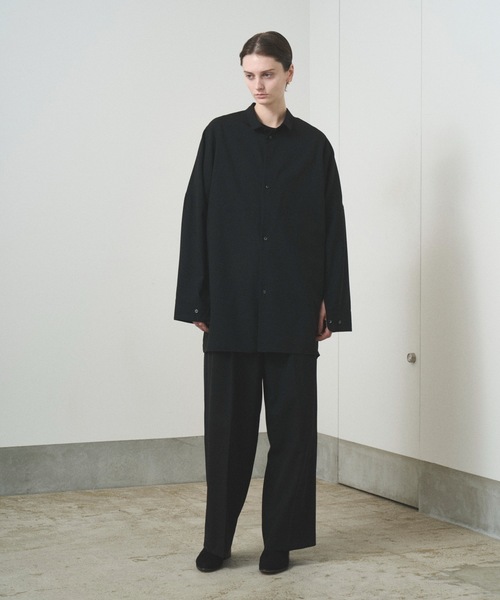 TROVE（トローヴ）の「TROVE 2025SS / RELAX SHIRT（シャツ/ブラウス・メンズ・グレー系その他/ブラック・1/3）」の7枚目の写真