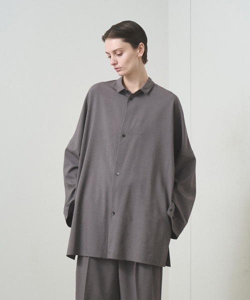 TROVE（トローヴ）の「TROVE 2025SS / RELAX SHIRT（シャツ/ブラウス・メンズ・グレー系その他/ブラック・1/3）」の15枚目の写真