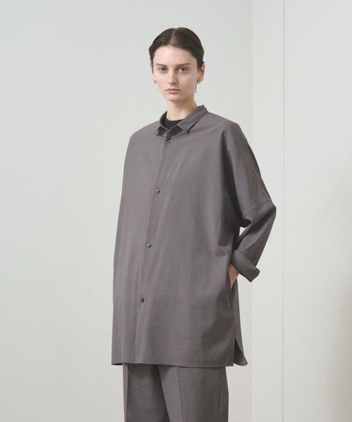 TROVE（トローヴ）の「TROVE 2025SS / RELAX SHIRT（シャツ/ブラウス・メンズ・グレー系その他/ブラック・1/3）」の17枚目の写真