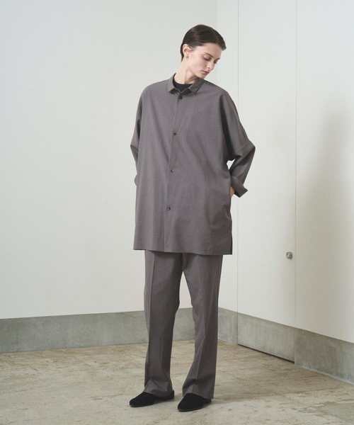 TROVE（トローヴ）の「TROVE 2025SS / RELAX SHIRT（シャツ/ブラウス・メンズ・グレー系その他/ブラック・1/3）」の19枚目の写真