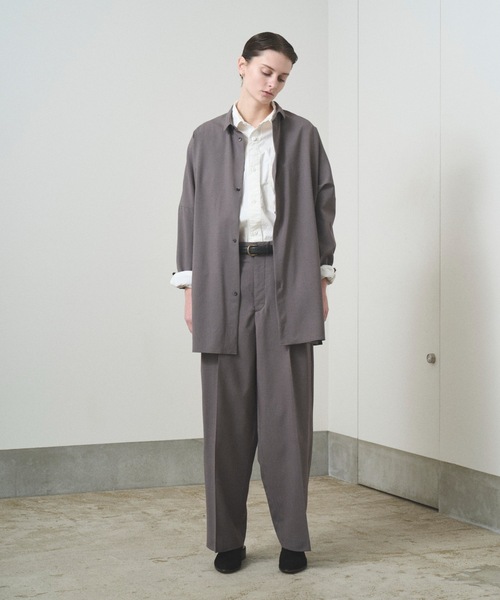 TROVE（トローヴ）の「TROVE 2025SS / RELAX SHIRT（シャツ/ブラウス・メンズ・グレー系その他/ブラック・1/3）」の20枚目の写真