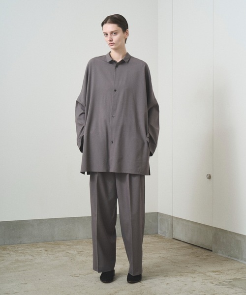 TROVE（トローヴ）の「TROVE 2025SS / RELAX SHIRT（シャツ/ブラウス・メンズ・グレー系その他/ブラック・1/3）」の21枚目の写真