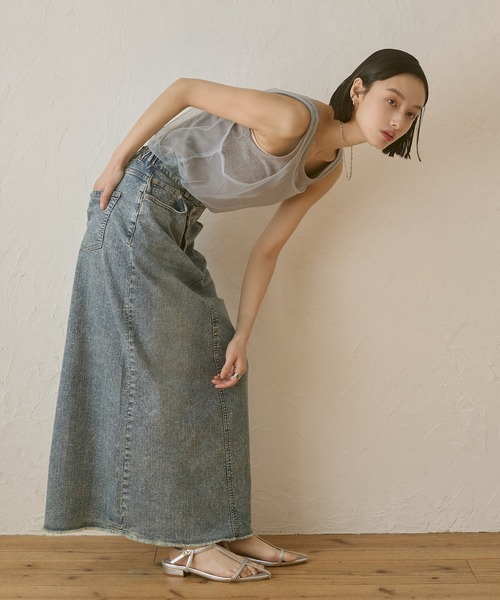 hunch(ハンチ)の「チュールレイヤード リブタンクトップセット(タンクトップ・レディース・ブラック系その他/グレー系その他/ベージュ系その他・FREE)」の20枚目の写真