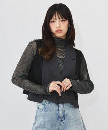 ベスト ジレ バックジップビスチェ「DIP IN CHOCOLATE」 レディース DIP IN CHOCOLATE｜ディップインチョコレート（レディース）の