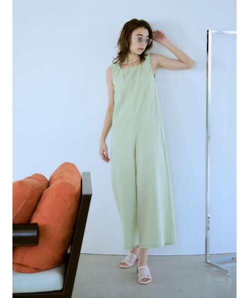 Ungrid ワイドデニムコンビネゾン Ungrid（アングリッド）の「ワイドデニムコンビネゾン（）」 - WEAR