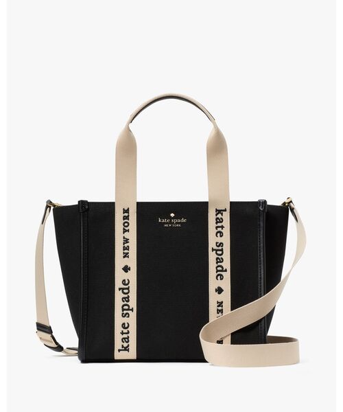 kate spade new york(ケイトスペード ニューヨーク)の「キップ キャンバス スモール トート(トートバッグ・レディース・ブラック・ONESIZE)」の6枚目の写真