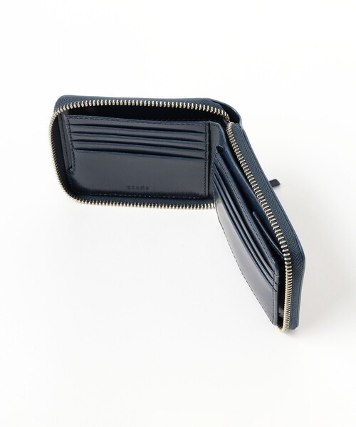 BEAMS（ビームス）の「ジップ レザーウォレット L（財布・メンズ・ブラック/ネイビー・ONE SIZE）」の10枚目の写真