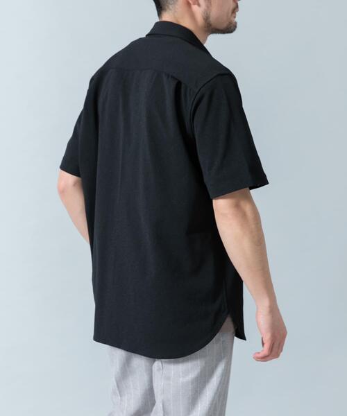 URBAN RESEARCH ROSSO MEN(アーバンリサーチロッソメン)の「『セットアップ対応/XLサイズあり』コンフォータブルドライショートスリーブシャツ(シャツ/ブラウス・メンズ・チャコールグレー/ブラック/ネイビー/ホワイト・SMALL/MEDIUM/LARGE/X-LARGE)」の18枚目の写真