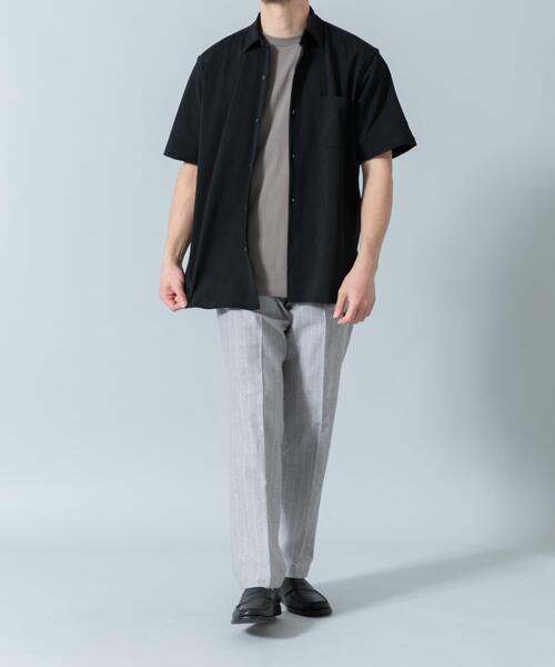 URBAN RESEARCH ROSSO MEN(アーバンリサーチロッソメン)の「『セットアップ対応/XLサイズあり』コンフォータブルドライショートスリーブシャツ(シャツ/ブラウス・メンズ・チャコールグレー/ブラック/ネイビー/ホワイト・SMALL/MEDIUM/LARGE/X-LARGE)」の19枚目の写真