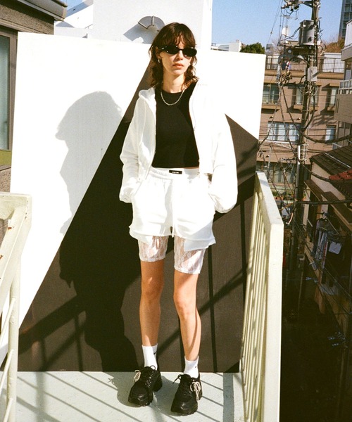 ENVYM（アンビー）の「カットオフスウェットショートパンツ（スウェットパンツ・レディース・グレー/ブラック/ホワイト・FREE）」の22枚目の写真