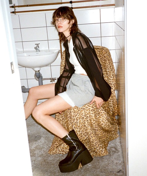 ENVYM（アンビー）の「カットオフスウェットショートパンツ（スウェットパンツ・レディース・グレー/ブラック/ホワイト・FREE）」の19枚目の写真