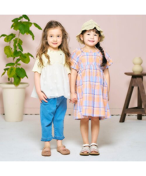 apres les cours(アプレレクール)の「ペーパークロシェハット(ハット・キッズ・ベージュ/アイボリー・54/58/50)」の5枚目の写真