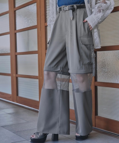HARE 2WAYメッシュカーゴパンツ 完売品 2WAYメッシュカーゴパンツ(HARE)（カーゴパンツ）｜HARE（ハレ