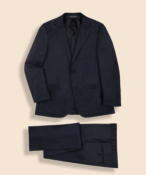 高級ブルックスブラザーズカノニコセットアップネイビー